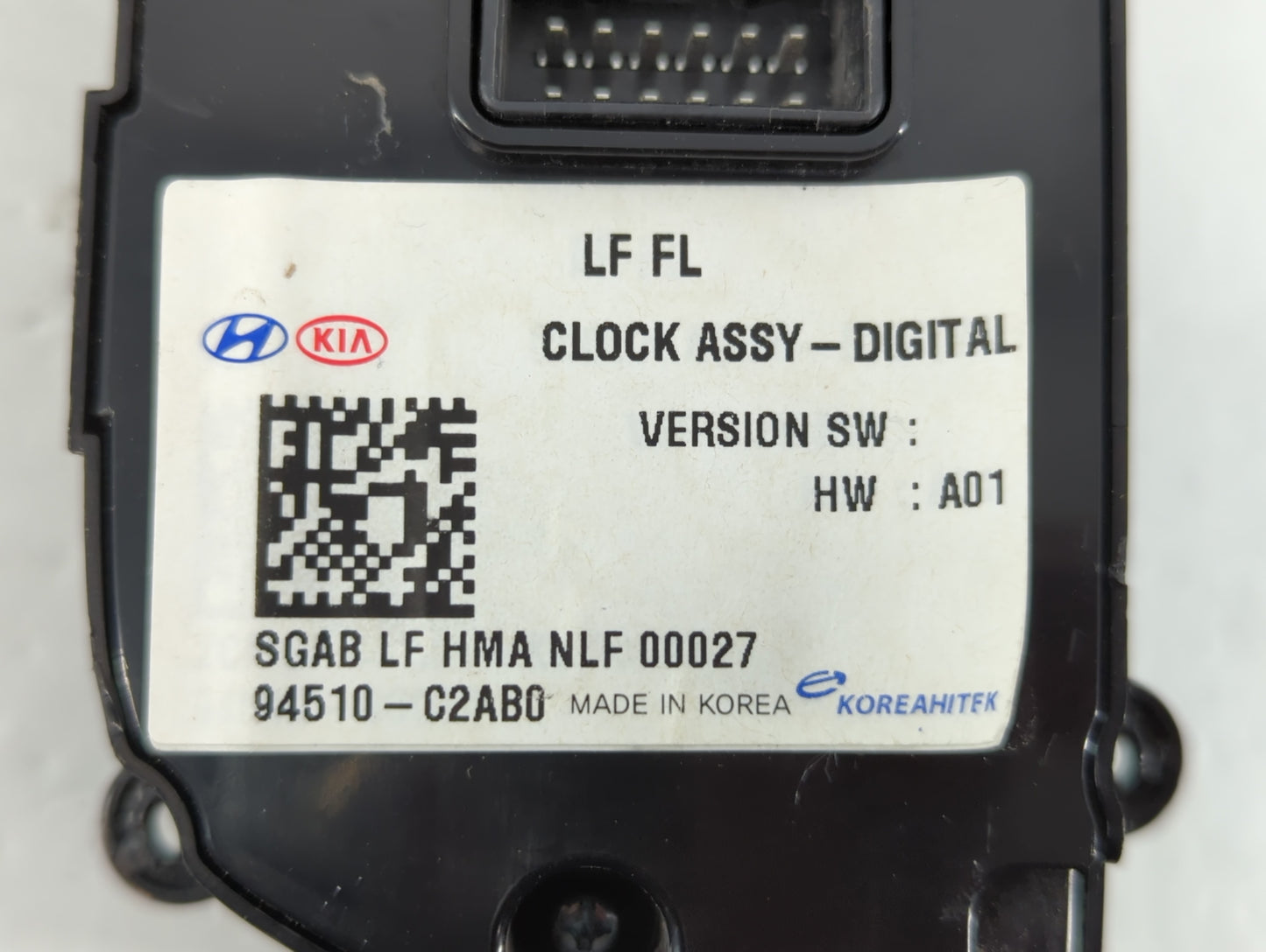 2018-2019 Hyundai Sonata Radio AM FM Cd Player Receiver Replacement P/N:94510-C2AB0 Fits Fits 2018 2019 OEM Used Auto Parts 