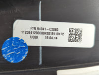 2019 Hyundai Sonata Instrument Cluster Speedometer Gauges P/N:94041-C2080 Fits OEM Used Auto Parts - Oemusedautoparts1.com