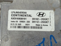 2018-2019 Hyundai Sonata PCM Engine Control Computer ECU ECM PCU OEM P/N:39102-2GGK7 Fits Fits 2018 2019 OEM Used Auto Parts