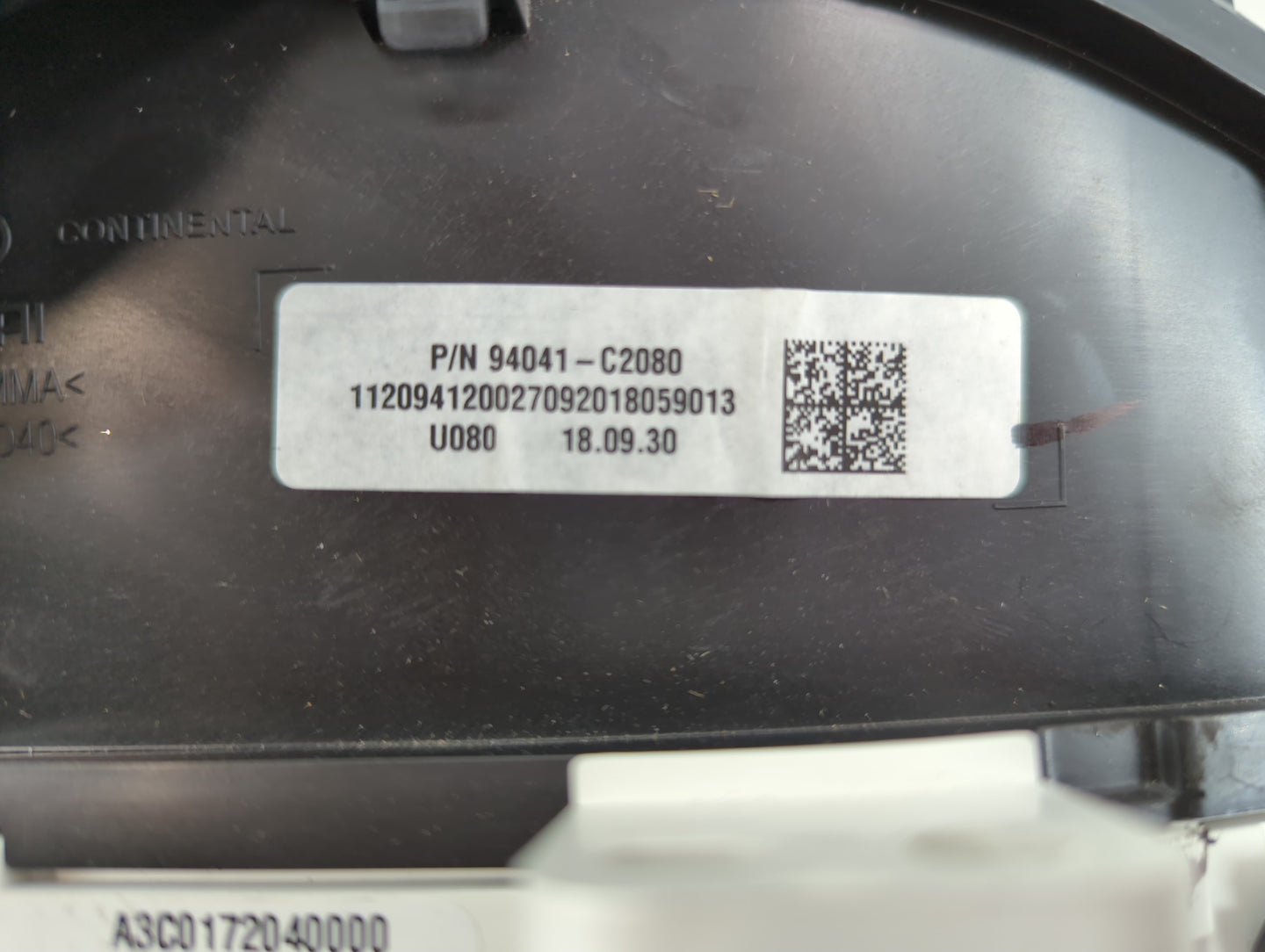 2019 Hyundai Sonata Instrument Cluster Speedometer Gauges P/N:94051-C2080 Fits OEM Used Auto Parts - Oemusedautoparts1.com