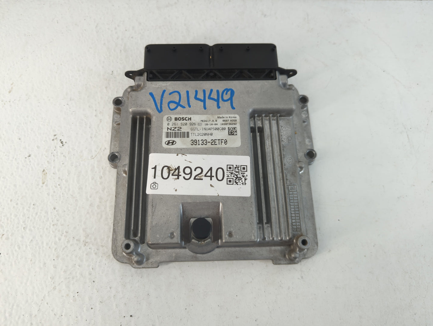 2019-2021 Hyundai Tucson PCM Engine Control Computer ECU ECM PCU OEM P/N:0 261 S20 926 39133-2ETF0 Fits Fits 2019 2020 2021 