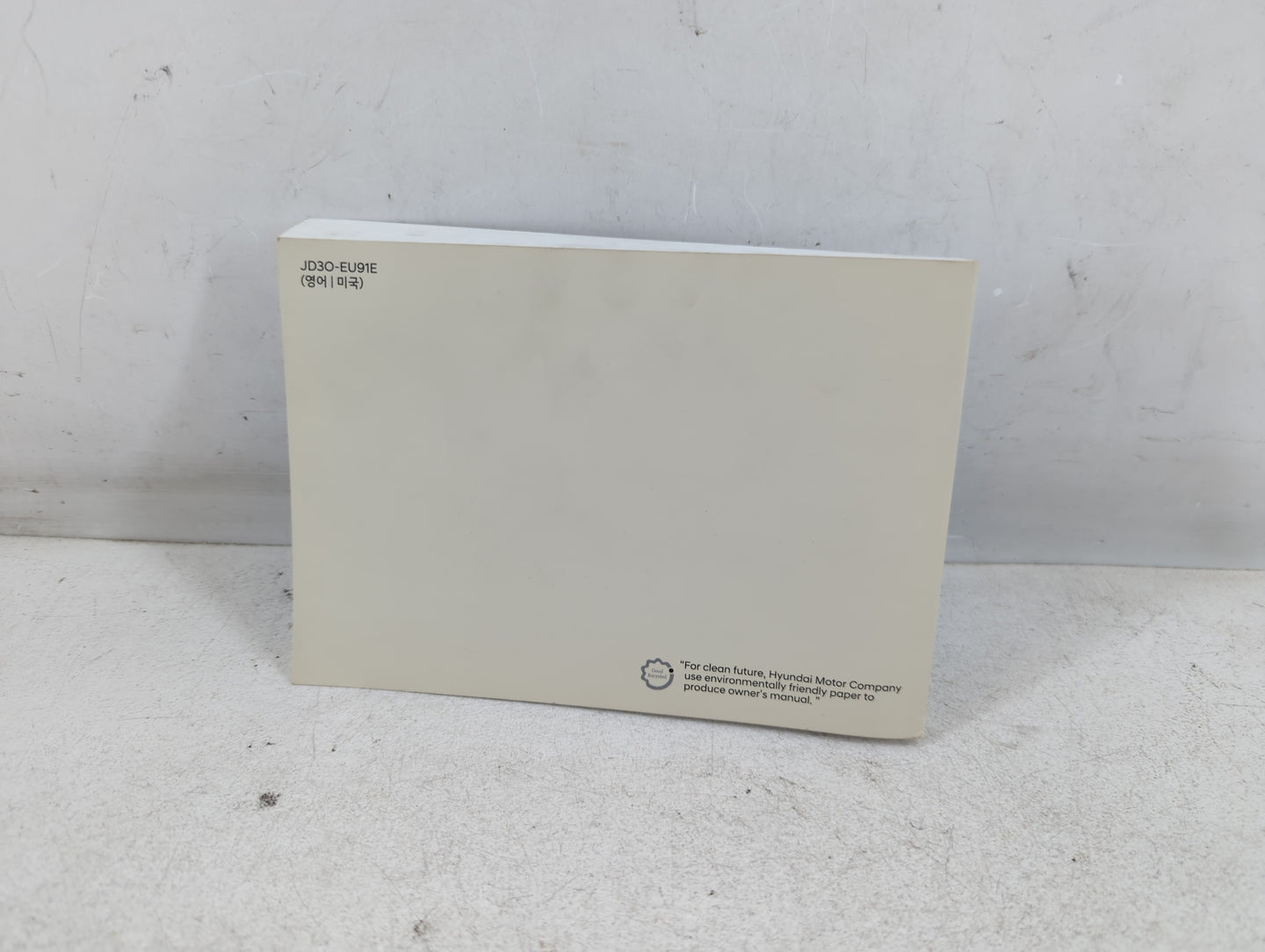 2019 Hyundai Tucson Owners Manual Book Guide P/N:JD3O-EU91E OEM Used Auto Parts - Oemusedautoparts1.com