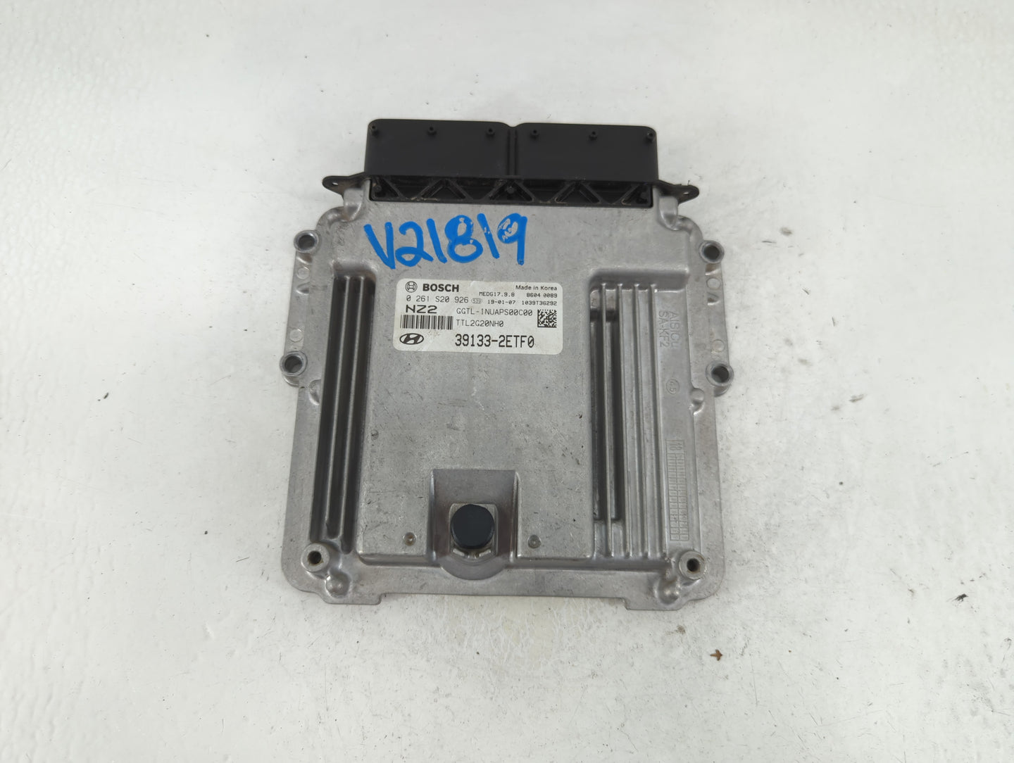 2019-2021 Hyundai Tucson PCM Engine Control Computer ECU ECM PCU OEM P/N:39133-2ETF0 Fits Fits 2019 2020 2021 OEM Used Auto 