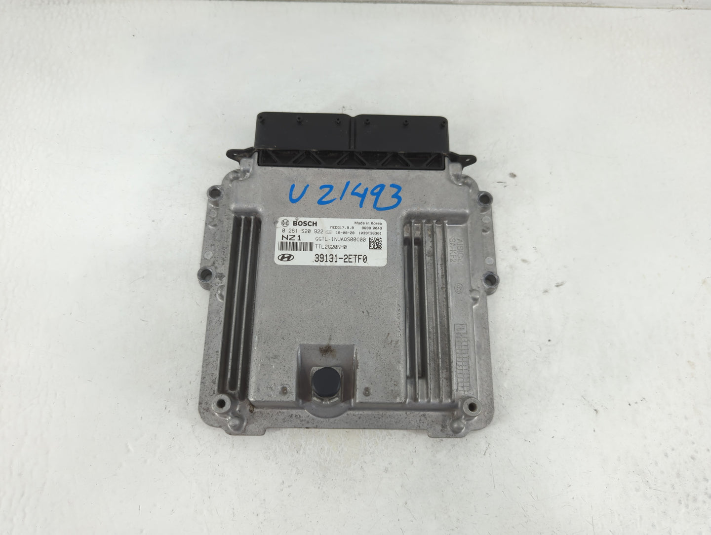 2019-2021 Hyundai Tucson PCM Engine Control Computer ECU ECM PCU OEM P/N:39133-2ETF0 Fits Fits 2019 2020 2021 OEM Used Auto 