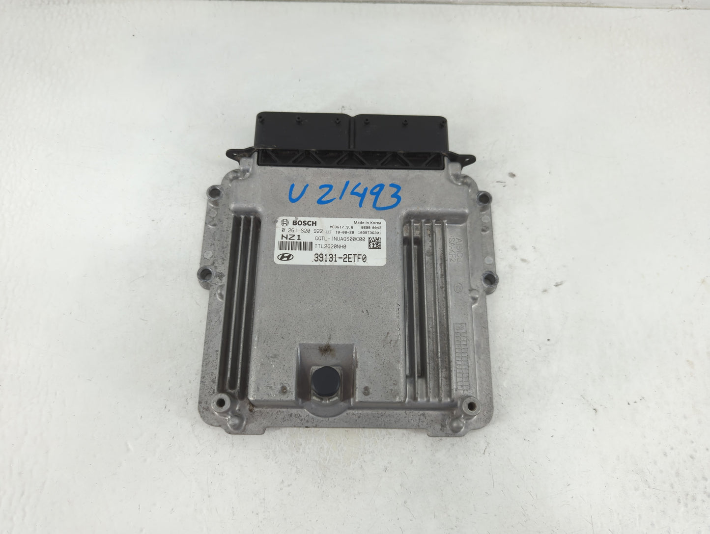 2019-2021 Hyundai Tucson PCM Engine Control Computer ECU ECM PCU OEM P/N:39133-2ETF0 Fits Fits 2019 2020 2021 OEM Used Auto 