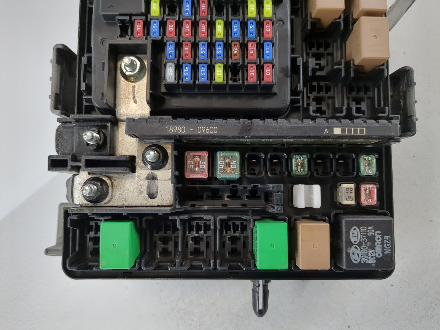 2019-2021 Hyundai Tucson Fusebox Fuse Box Panel Relay Module P/N:91250-D3170 91956-D3020 Fits Fits 2019 2020 2021 OEM Used A
