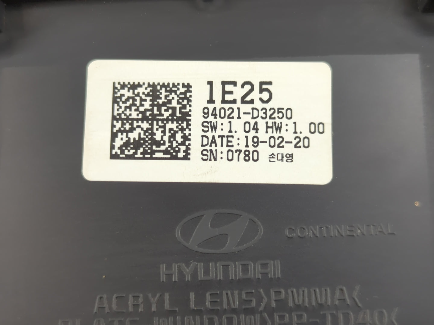 2019-2021 Hyundai Tucson Instrument Cluster Speedometer Gauges P/N:94021-D3250 Fits Fits 2019 2020 2021 OEM Used Auto Parts 