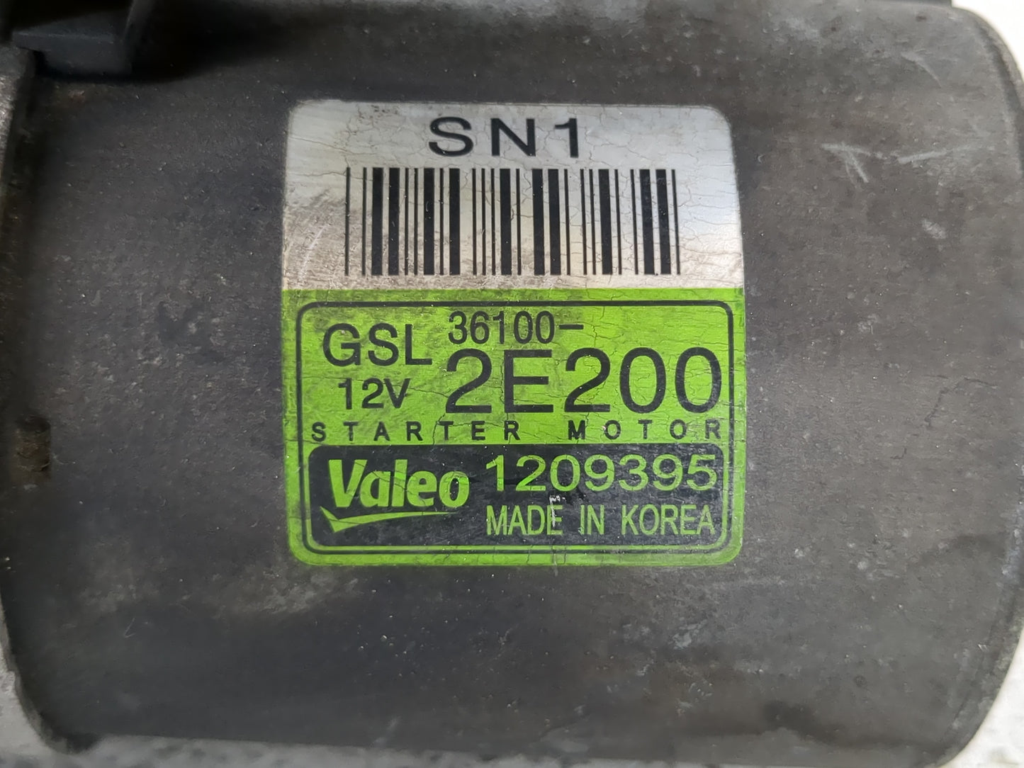 2016-2021 Hyundai Tucson Car Starter Motor Solenoid OEM P/N:36100-2E200 Fits Fits 2013 2014 2016 2017 2018 2019 2020 2021 20