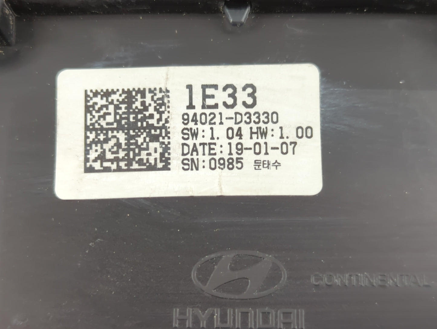 2019-2021 Hyundai Tucson Instrument Cluster Speedometer Gauges P/N:94021-D3330 Fits Fits 2019 2020 2021 OEM Used Auto Parts 