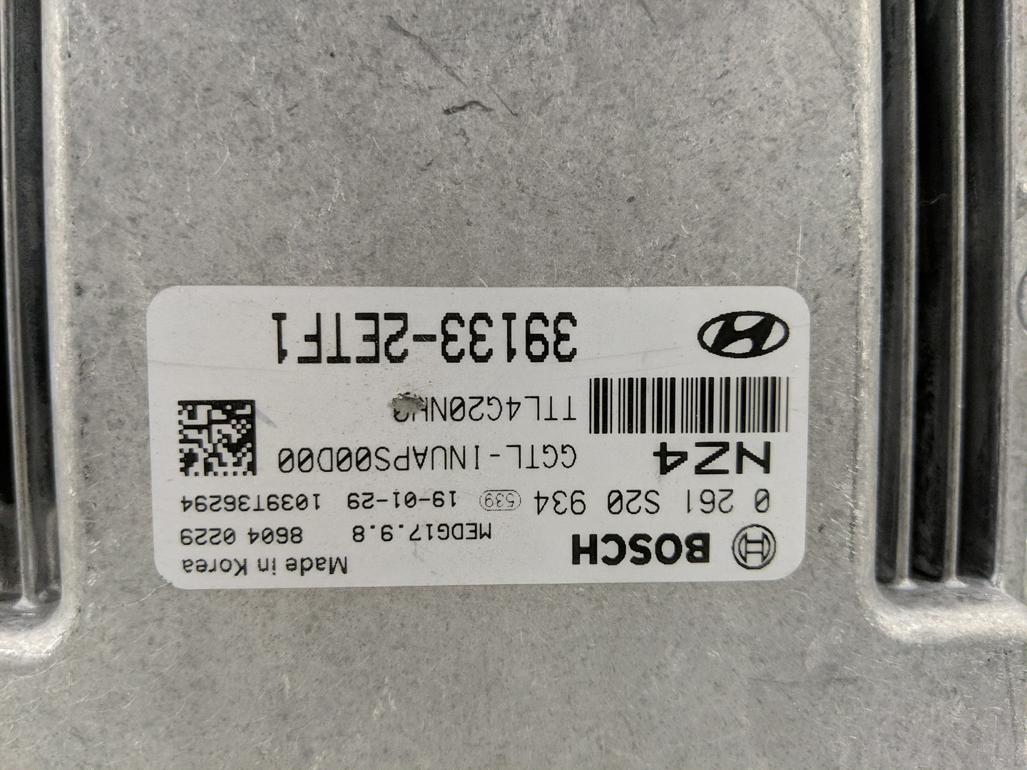 2019-2021 Hyundai Tucson PCM Engine Control Computer ECU ECM PCU OEM P/N:39133-2ETF1 Fits Fits 2019 2020 2021 OEM Used Auto 