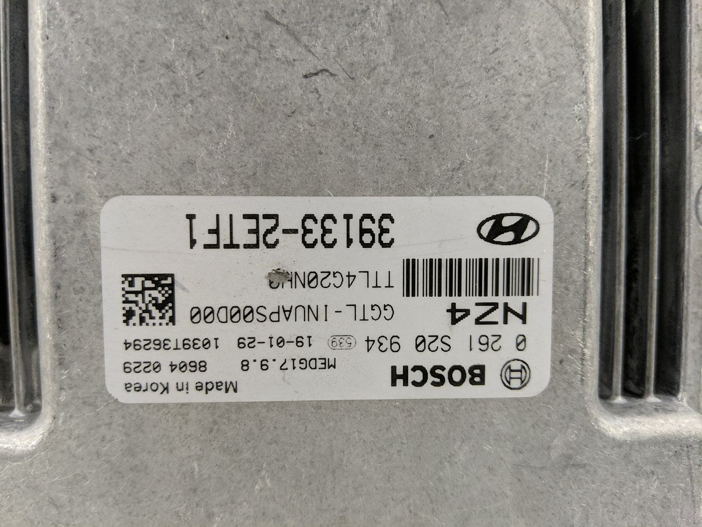 2019-2021 Hyundai Tucson PCM Engine Control Computer ECU ECM PCU OEM P/N:39133-2ETF1 Fits Fits 2019 2020 2021 OEM Used Auto 