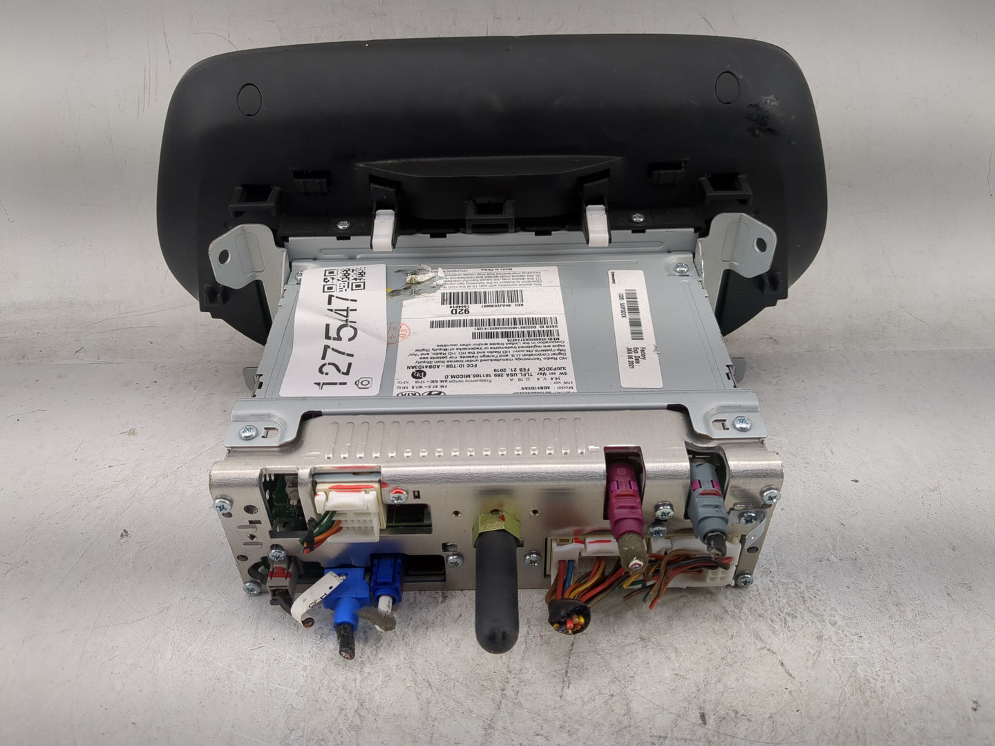 2019-2021 Hyundai Tucson Radio AM FM Cd Player Receiver Replacement P/N:96160D3920ZL5 Fits Fits 2019 2020 2021 OEM Used Auto