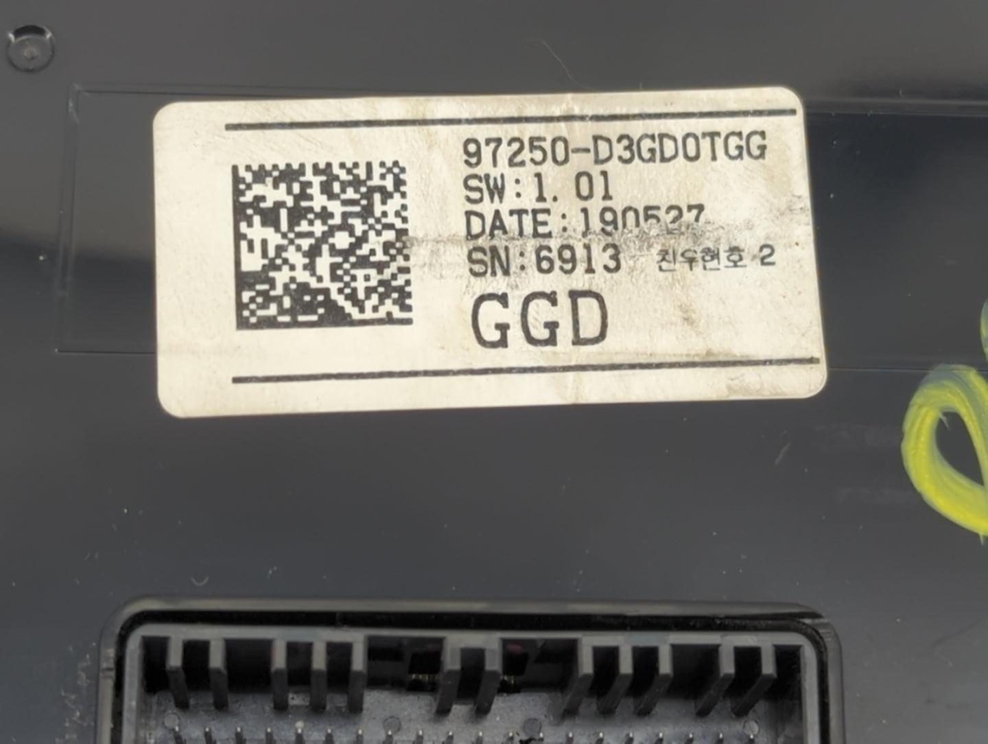 2019-2022 Hyundai Tucson Climate Control Module Temperature AC/Heater Replacement P/N:97250-D3GD0TGG Fits Fits 2019 2020 202