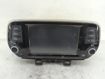 2019-2021 Hyundai Tucson Radio AM FM Cd Player Receiver Replacement P/N:96160d3800zl5 Fits Fits 2019 2020 2021 OEM Used Auto