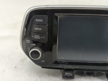 2019-2021 Hyundai Tucson Radio AM FM Cd Player Receiver Replacement P/N:96160d3800zl5 Fits Fits 2019 2020 2021 OEM Used Auto Parts
