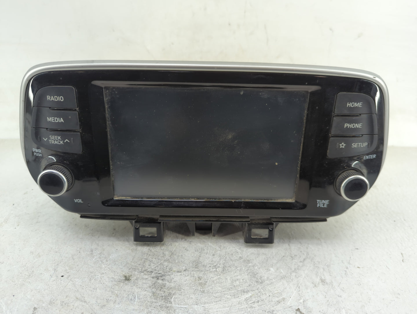 2019-2021 Hyundai Tucson Radio AM FM Cd Player Receiver Replacement P/N:96160D3800ZL5 Fits Fits 2019 2020 2021 OEM Used Auto