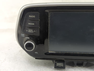 2019-2021 Hyundai Tucson Radio AM FM Cd Player Receiver Replacement P/N:96160D3800ZL5 Fits Fits 2019 2020 2021 OEM Used Auto Parts