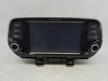 2019-2021 Hyundai Tucson Radio AM FM Cd Player Receiver Replacement P/N:96160D3920ZL5 Fits Fits 2019 2020 2021 OEM Used Auto
