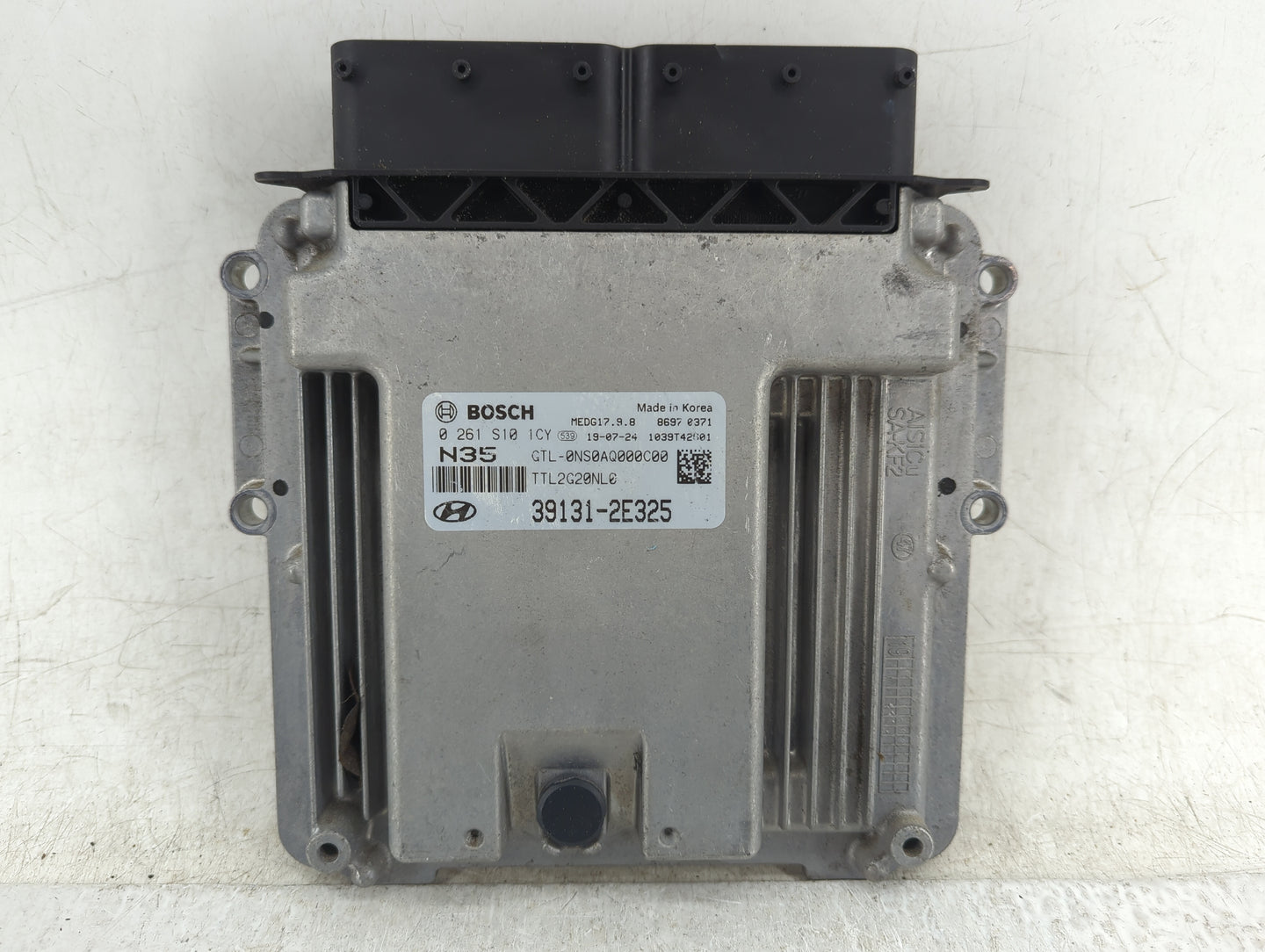 2019-2021 Hyundai Tucson PCM Engine Control Computer ECU ECM PCU OEM P/N:0 261 S10 1CY 39131-2E325 Fits Fits 2019 2020 2021 