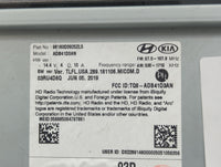 2019-2021 Hyundai Tucson Radio AM FM Cd Player Receiver Replacement P/N:96160D3920ZL5 Fits Fits 2019 2020 2021 OEM Used Auto