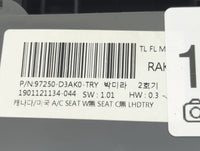 2019-2021 Hyundai Tucson Climate Control Module Temperature AC/Heater Replacement P/N:97250-D3AK0-TRY 97250-D3AK0 Fits OEM U
