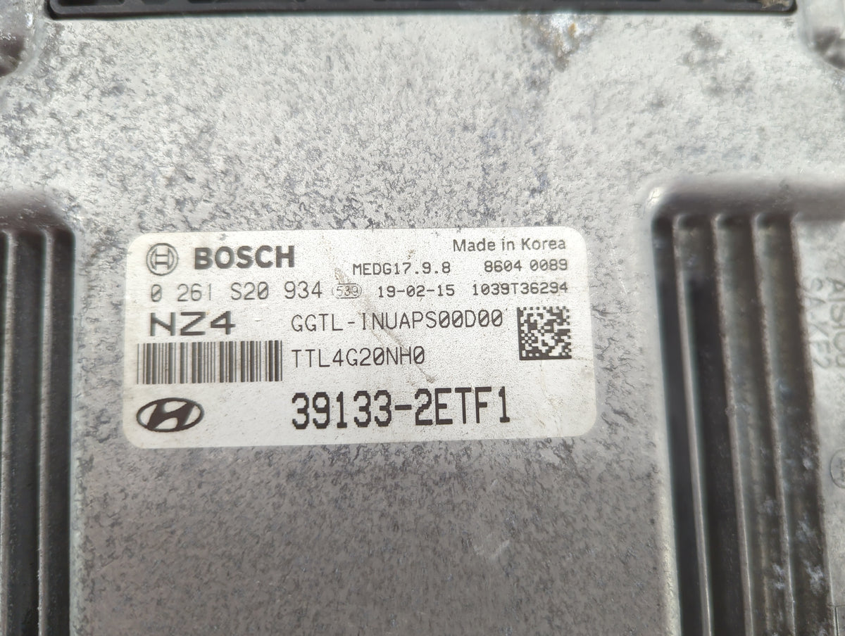2019-2021 Hyundai Tucson PCM Engine Control Computer ECU ECM PCU OEM P/N:39133-2ETF1 0261S20934 Fits Fits 2019 2020 2021 OEM
