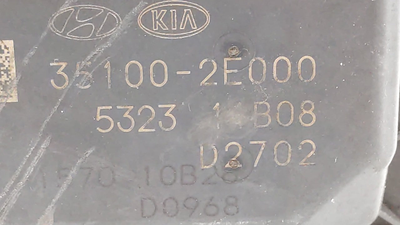 2014-2018 Hyundai Tucson Throttle Body P/N:35100-2E000 Fits Fits 2011 2012 2013 2014 2015 2016 2017 2018 2019 OEM Used Auto 