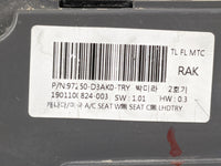 2016-2018 Hyundai Tucson Climate Control Module Temperature AC/Heater Replacement P/N:97250-D3AK0-TRY 97250-D3XXX Fits OEM U