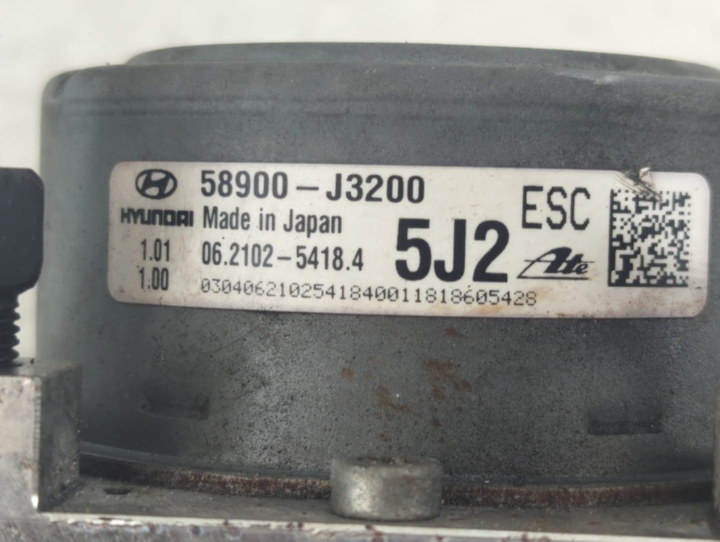 2019-2020 Hyundai Veloster ABS Pump Control Module Replacement P/N:58900-J3200 Fits Fits 2019 2020 OEM Used Auto Parts - Oem
