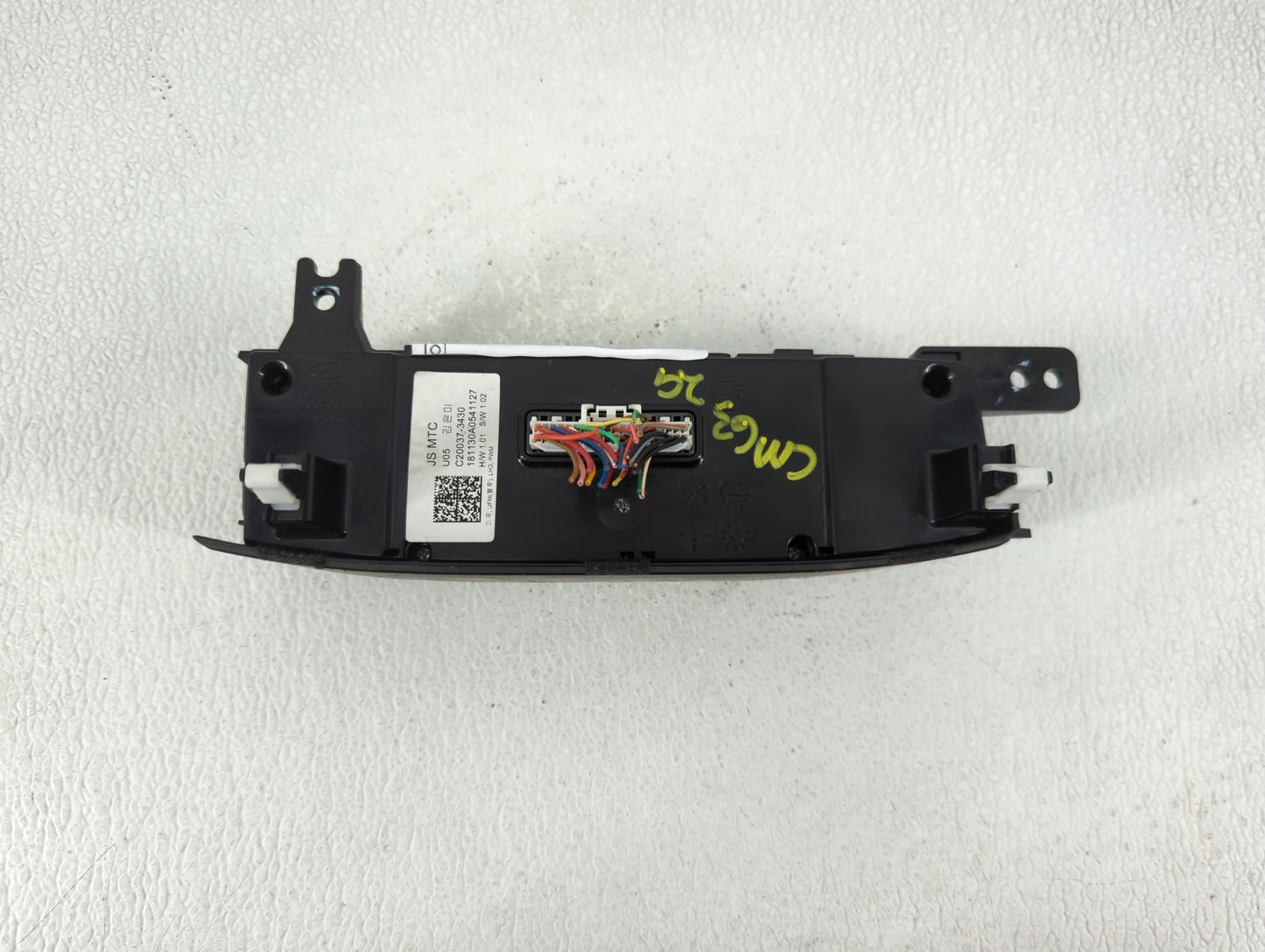 2019-2020 Hyundai Veloster Climate Control Module Temperature AC/Heater Replacement P/N:C20037-3430 Fits Fits 2019 2020 OEM 