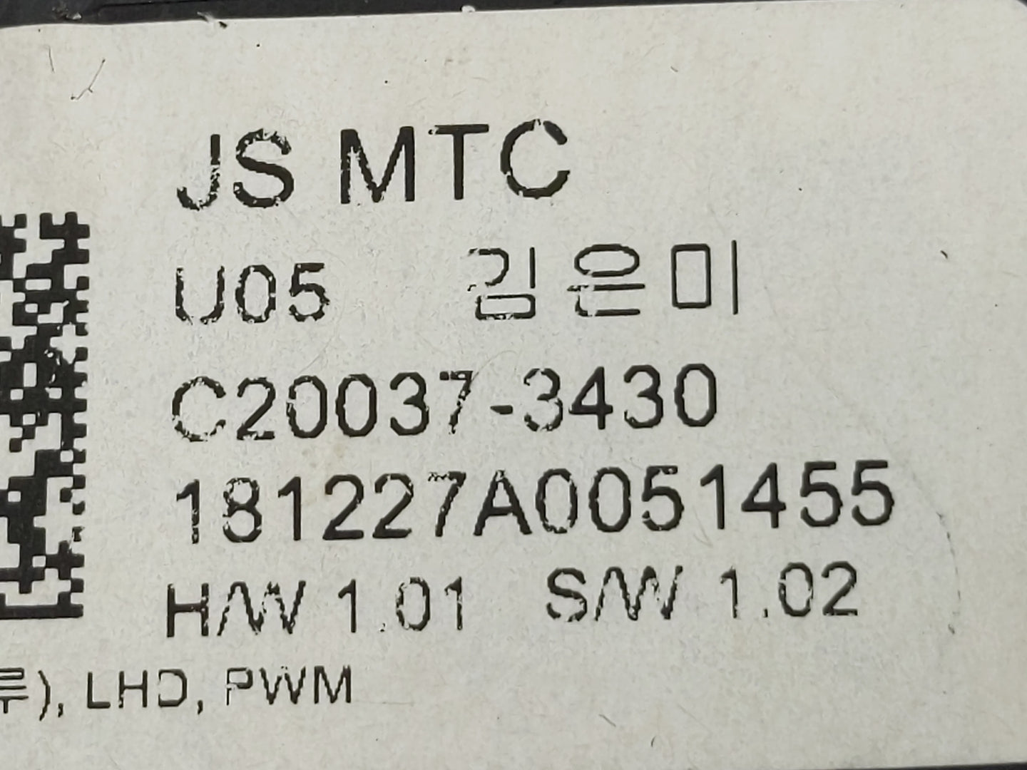 2019-2020 Hyundai Veloster Climate Control Module Temperature AC/Heater Replacement P/N:C20037-3430 Fits Fits 2019 2020 OEM 