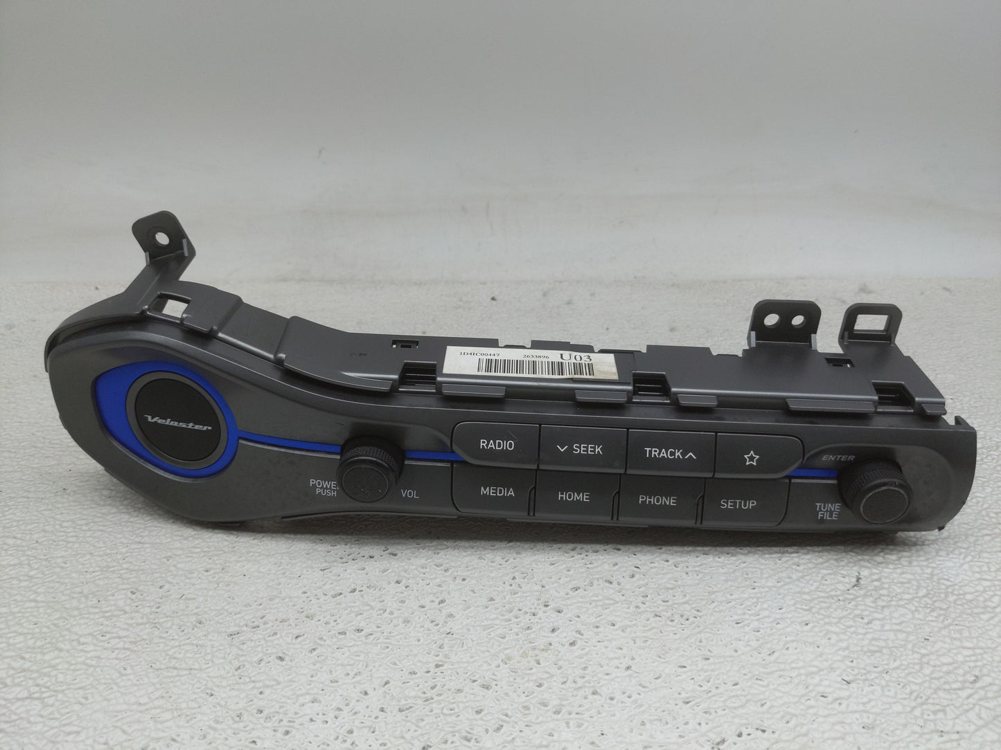 2019-2020 Hyundai Veloster Radio AM FM Cd Player Receiver Replacement P/N:2633896 Fits Fits 2019 2020 OEM Used Auto Parts - 