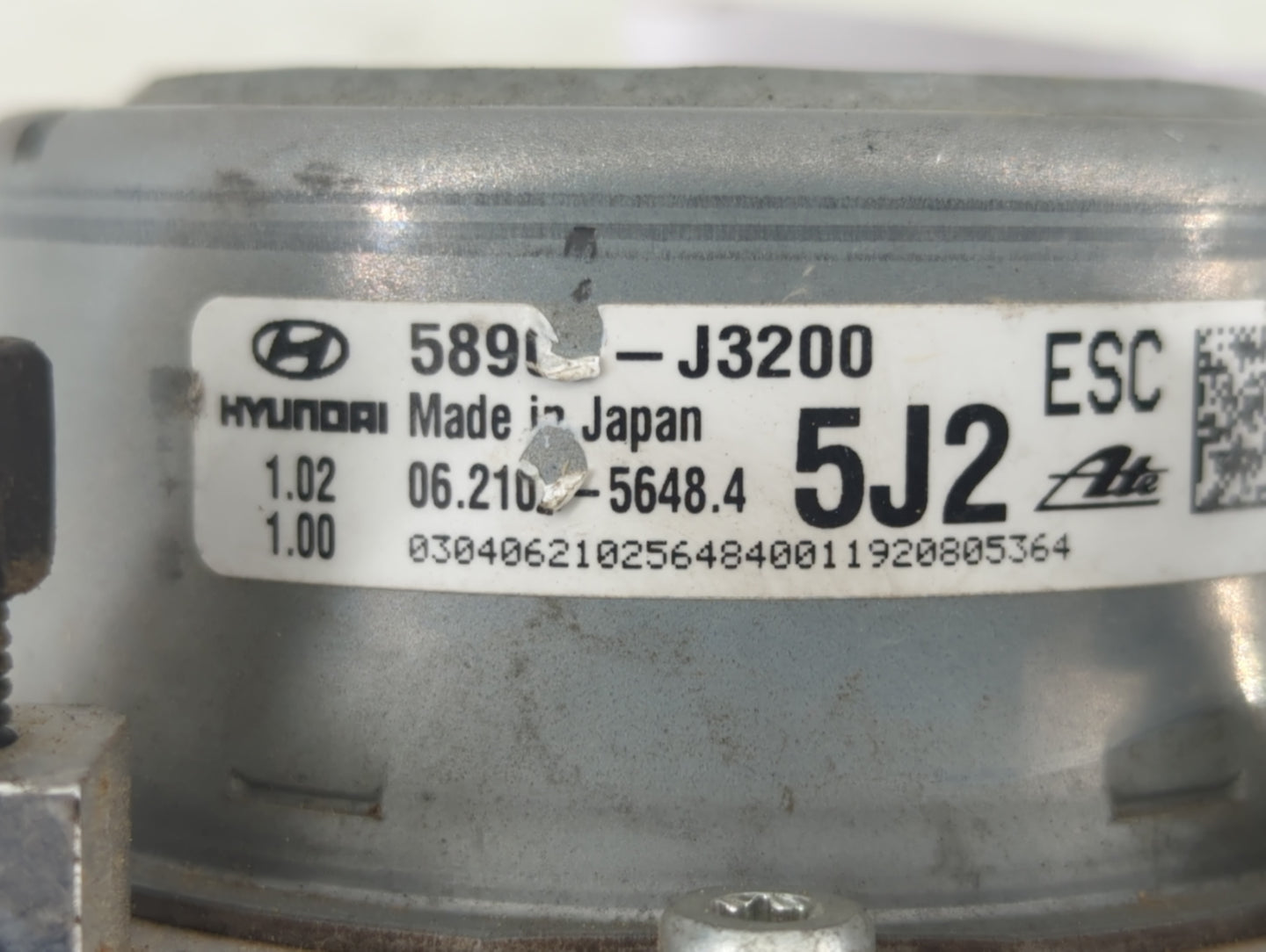 2019-2020 Hyundai Veloster ABS Pump Control Module Replacement P/N:58900-J3200 Fits Fits 2019 2020 OEM Used Auto Parts - Oem