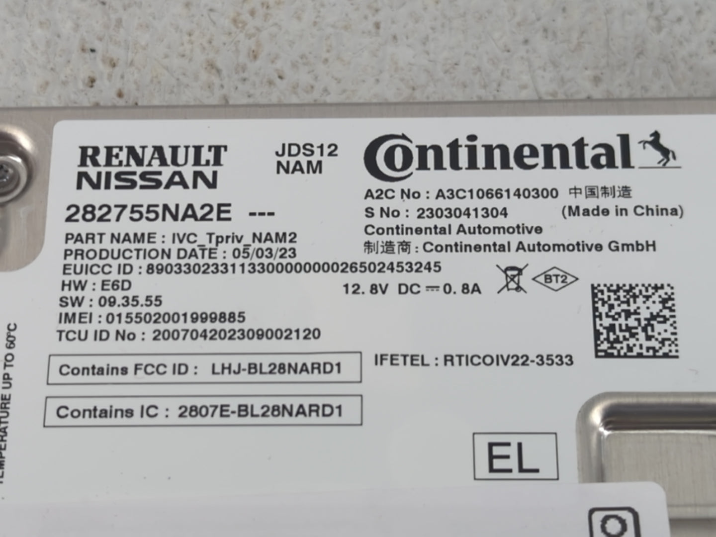 2019-2019 Infiniti Q50 Telematics Control Module - Oemusedautoparts1.com
