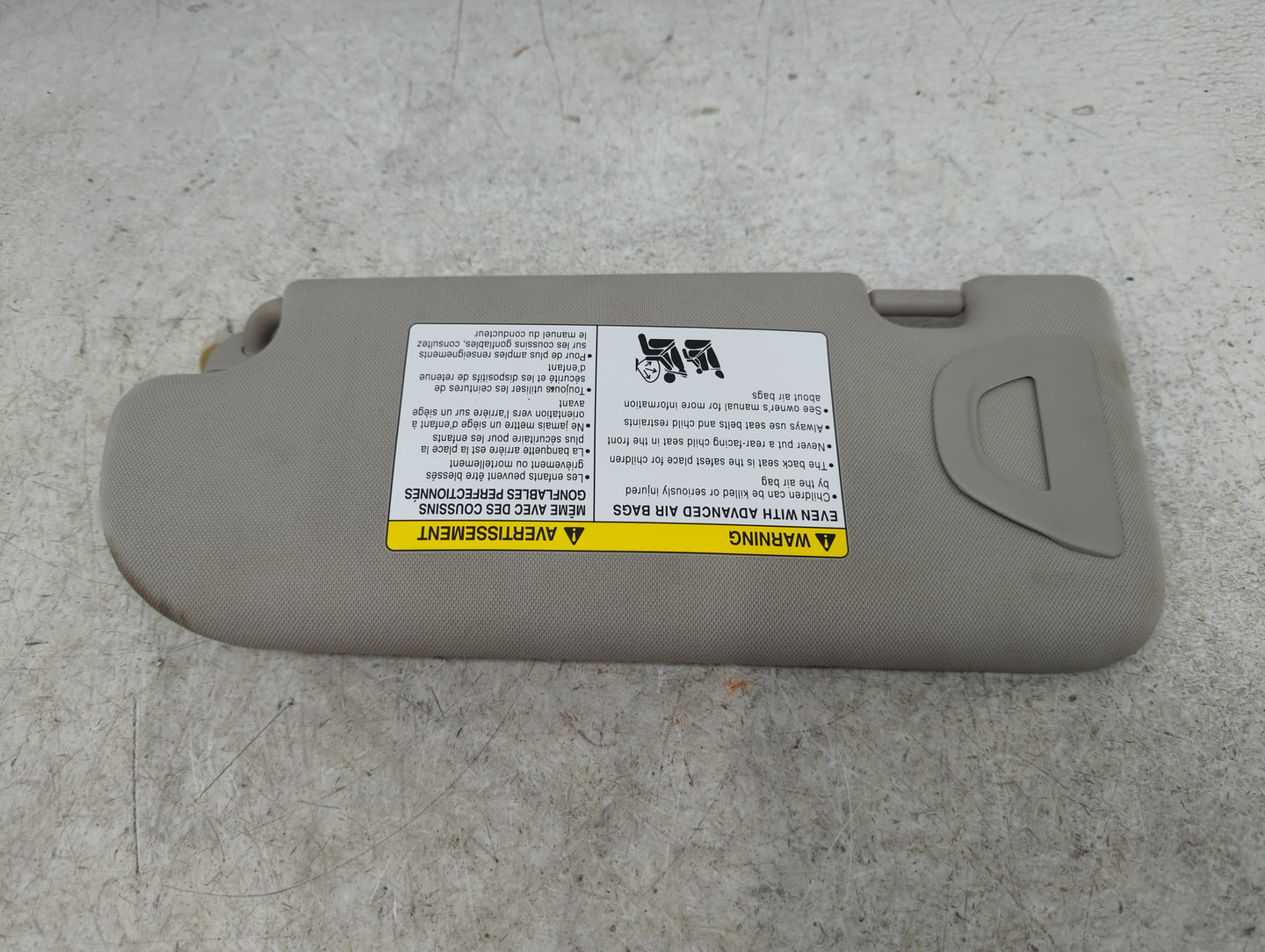 2014-2020 Infiniti Q50 Sun Visor Shade Replacement Passenger Right Mirror Fits Fits 2014 2015 2016 2017 2018 2019 2020 OEM U