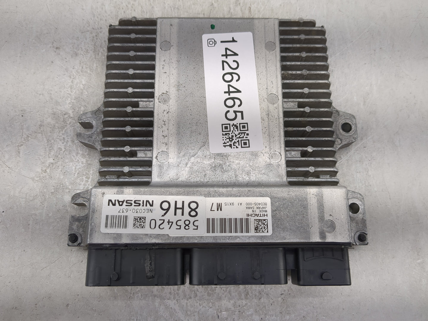 2018-2020 Infiniti Q50 PCM Engine Control Computer ECU ECM PCU OEM P/N:NEC030-637 NEC036-045 Fits Fits 2018 2019 2020 OEM Us