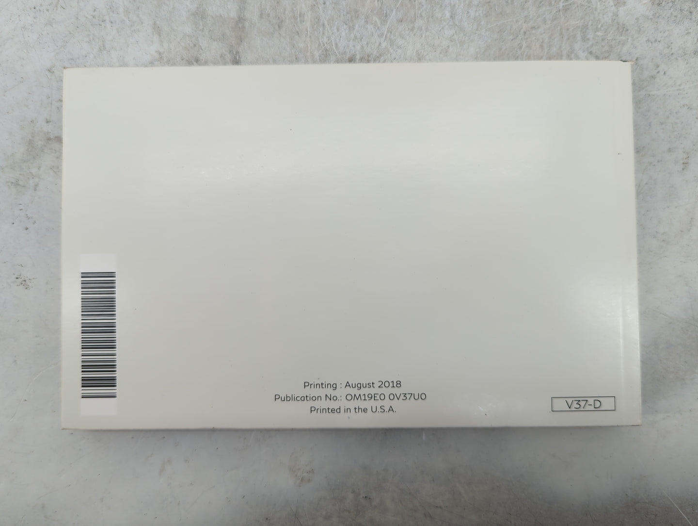 2019 Infiniti Q50 Owners Manual Book Guide P/N:OM19E0 0V37U0 OEM Used Auto Parts - Oemusedautoparts1.com