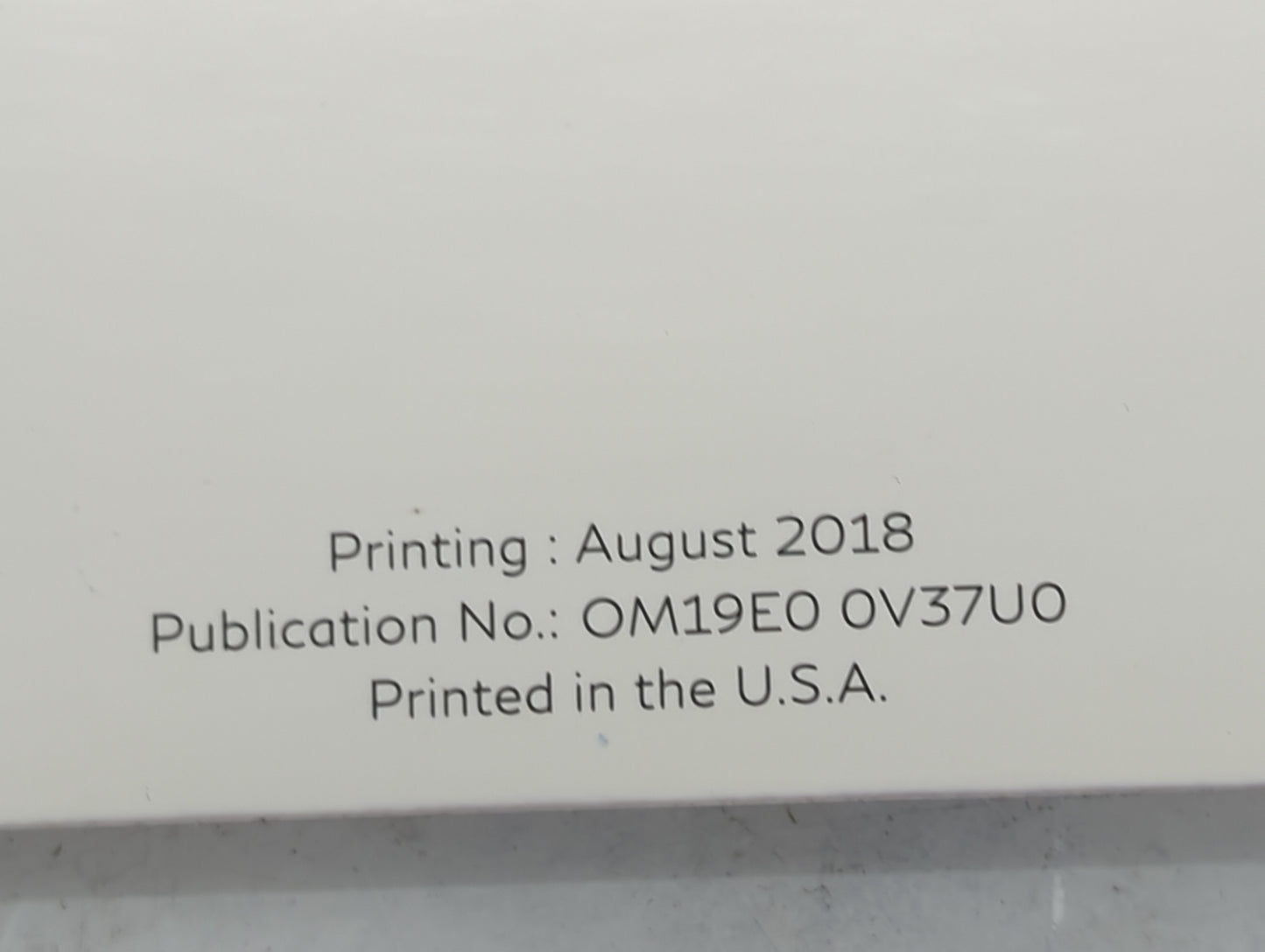 2019 Infiniti Q50 Owners Manual Book Guide P/N:OM19E0 0V37U0 OEM Used Auto Parts - Oemusedautoparts1.com