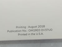 2019 Infiniti Q50 Owners Manual Book Guide P/N:OM19E0 0V37U0 OEM Used Auto Parts - Oemusedautoparts1.com