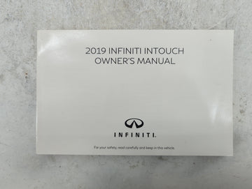 2019 Infiniti Q50 Owners Manual Book Guide P/N:N19E-DG5TJU0 DG5TJ-N, T00NA-4HH5D OEM Used Auto Parts - Oemusedautoparts1.com