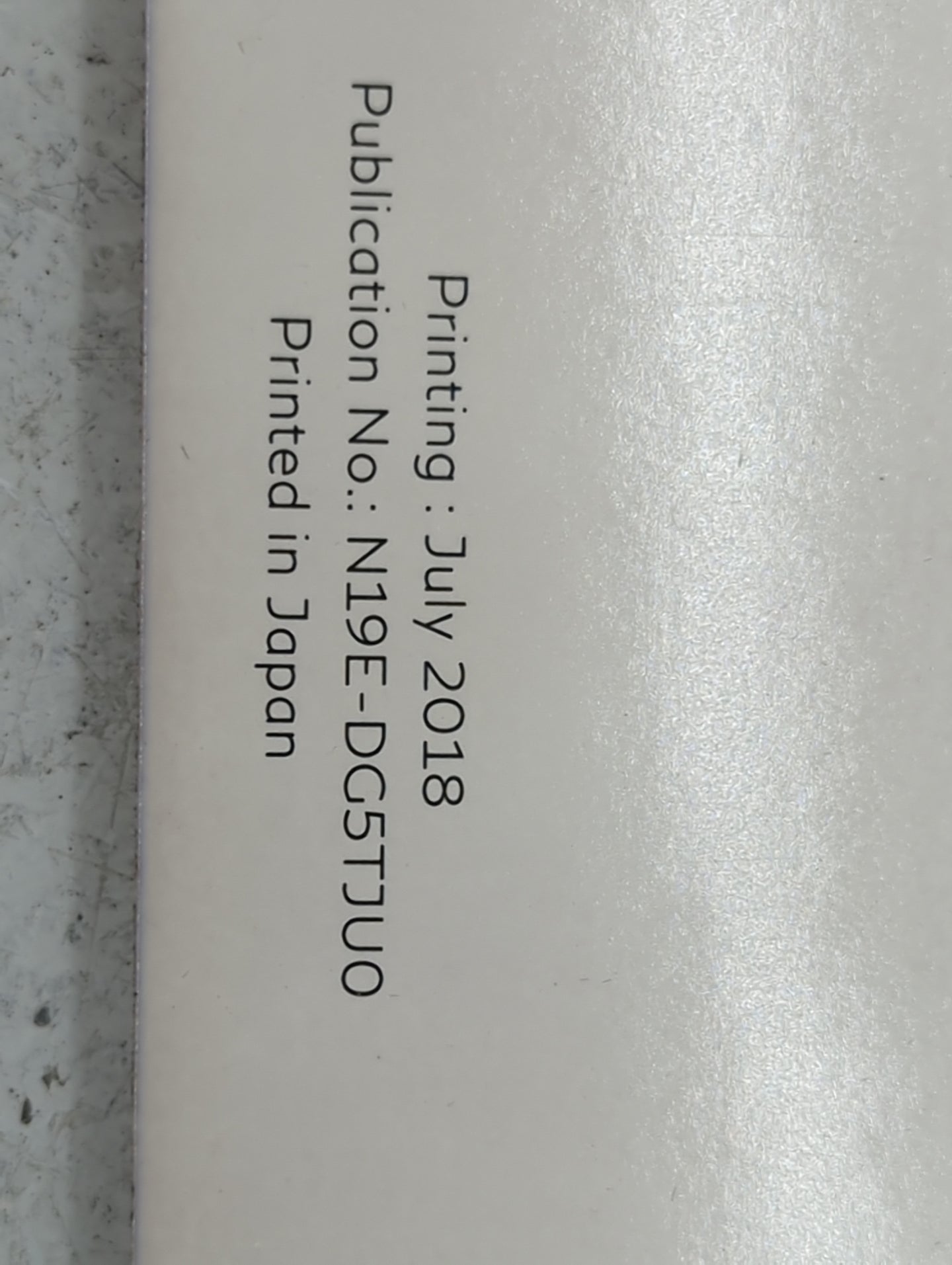 2019 Infiniti Q50 Owners Manual Book Guide P/N:N19E-DG5TJU0 DG5TJ-N, T00NA-4HH5D OEM Used Auto Parts - Oemusedautoparts1.com