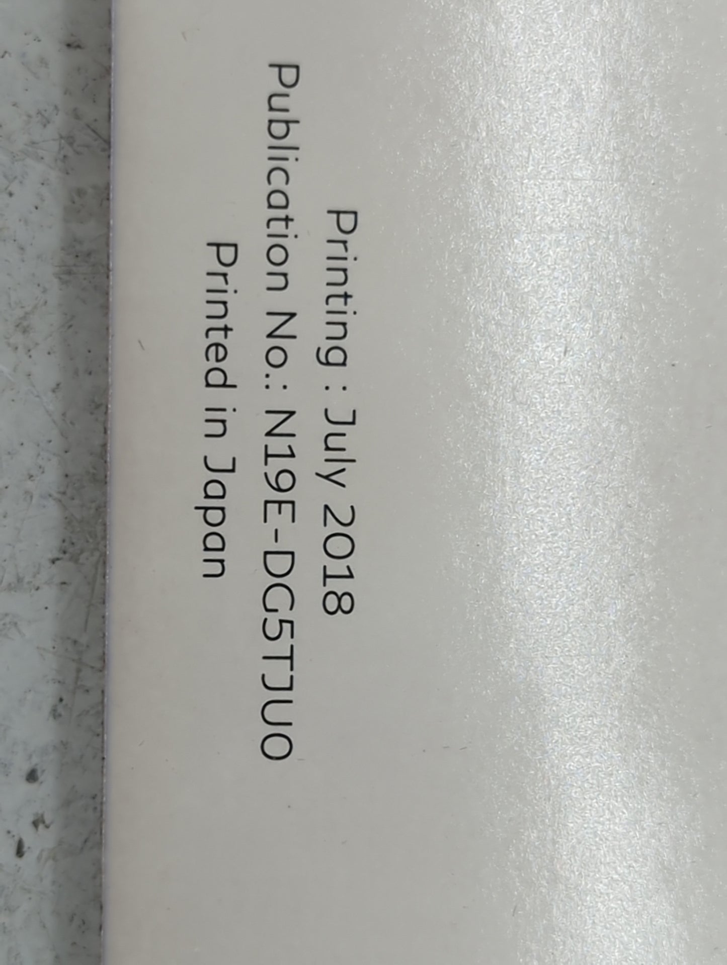 2019 Infiniti Q50 Owners Manual Book Guide P/N:N19E-DG5TJU0 DG5TJ-N, T00NA-4HH5D OEM Used Auto Parts - Oemusedautoparts1.com