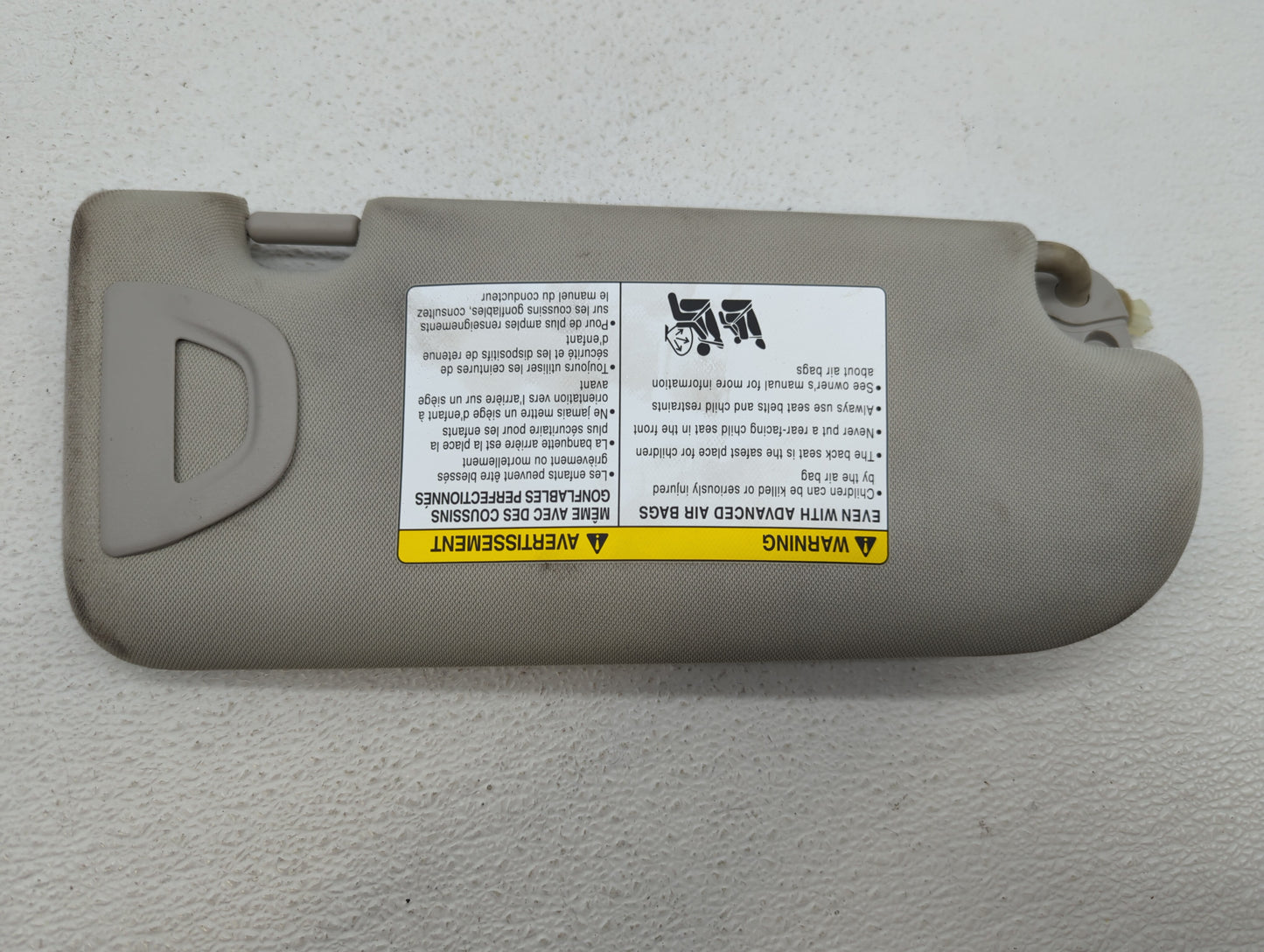 2014-2018 Infiniti Q50 Sun Visor Shade Replacement Driver Left Mirror Fits Fits 2014 2015 2016 2017 2018 OEM Used Auto Parts
