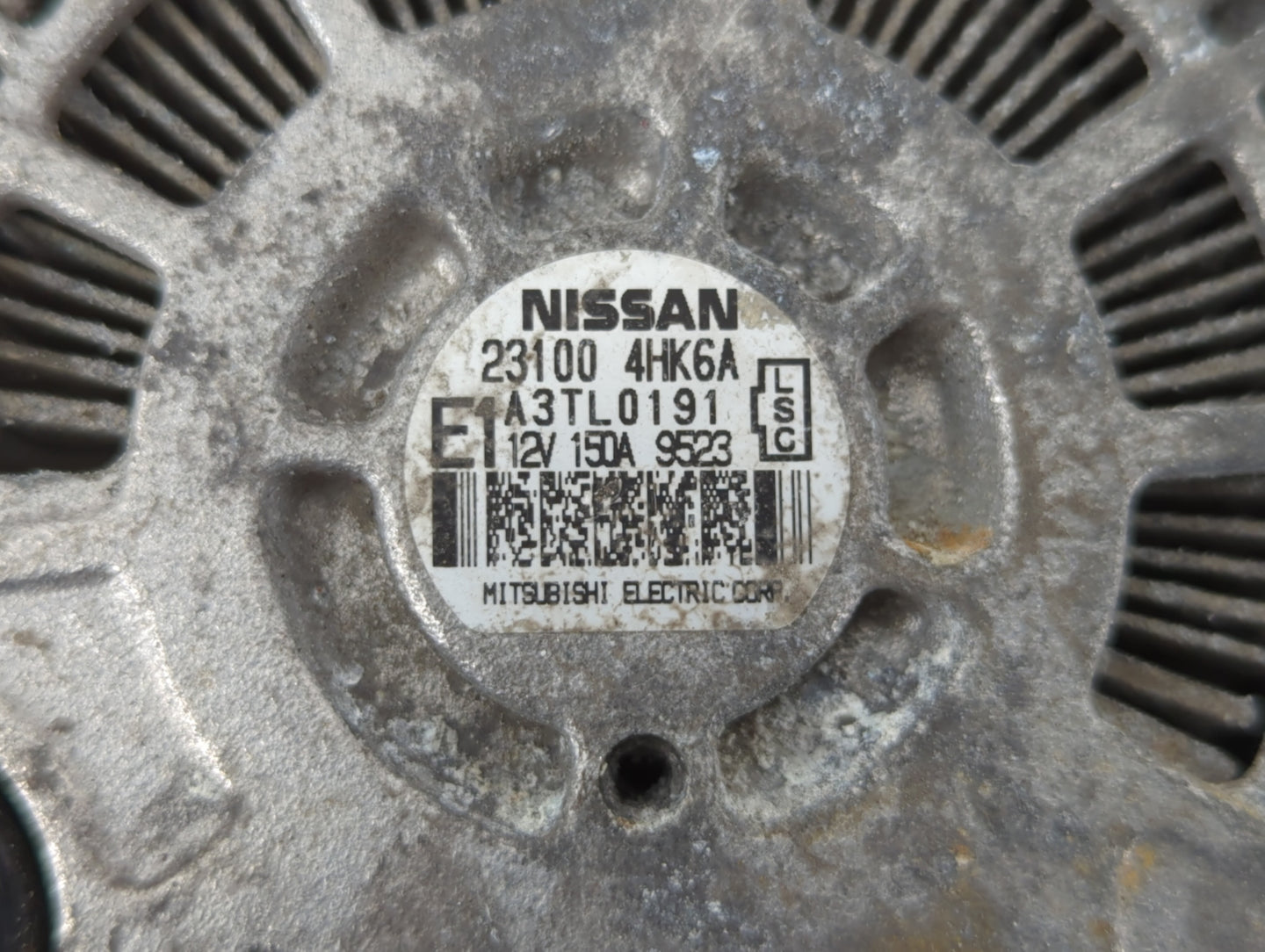 2016-2020 Infiniti Q50 Alternator Replacement Generator Charging Assembly Engine OEM P/N:23100 4HK6A Fits OEM Used Auto Part