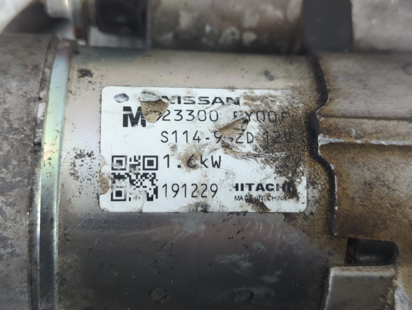 2014-2020 Infiniti Q50 Car Starter Motor Solenoid OEM P/N:23300 EY00F Fits Fits 2014 2015 2016 2017 2018 2019 2020 OEM Used 