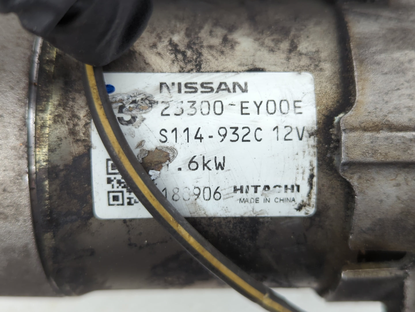 2014-2020 Infiniti Q50 Car Starter Motor Solenoid OEM P/N:S114-932C 12V 23300-EY00E Fits OEM Used Auto Parts - Oemusedautopa