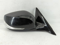 2016-2019 Infiniti Q50 Driver Left Side View Manual Door Mirror Black - Oemusedautoparts1.com