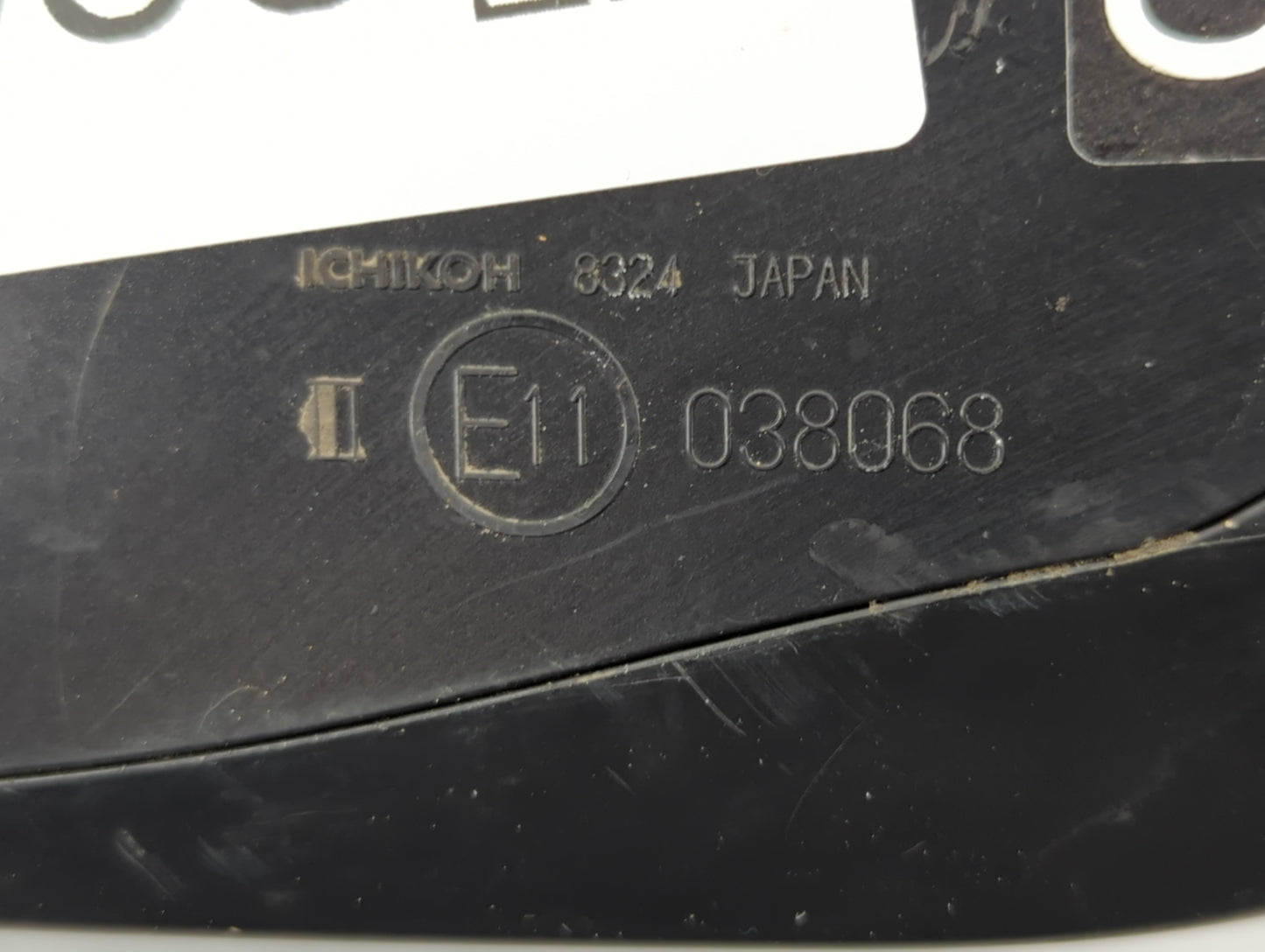 2016-2019 Infiniti Q50 Driver Left Side View Manual Door Mirror Black - Oemusedautoparts1.com