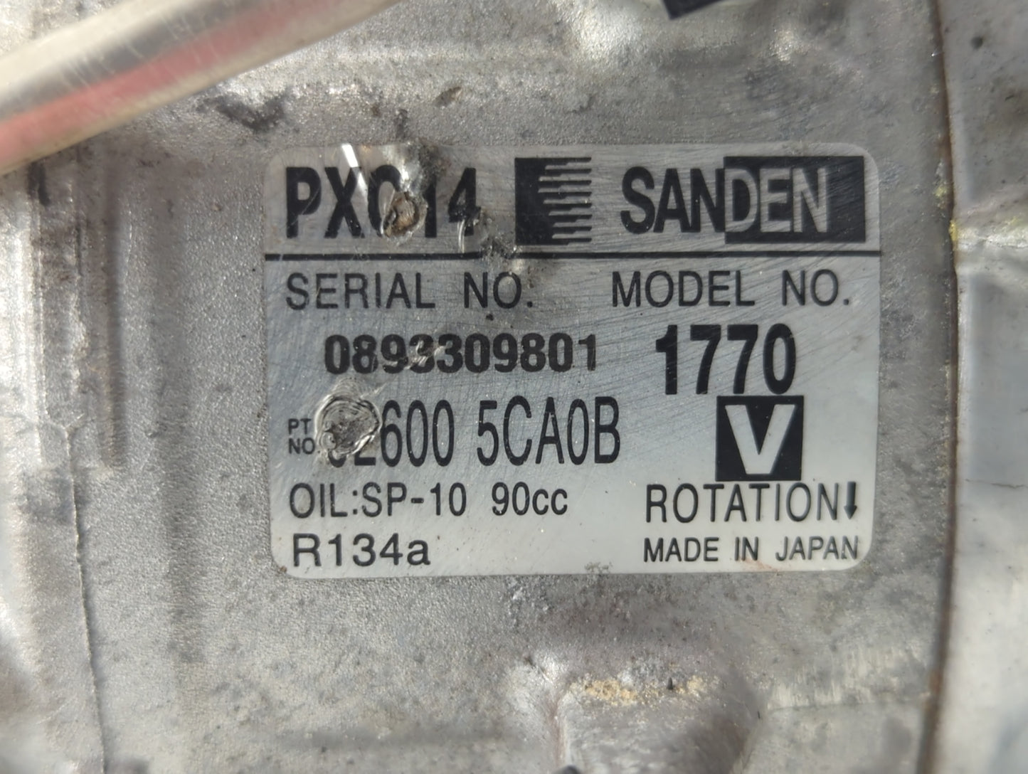 2016-2020 Infiniti Q50 Air Conditioning A/c Ac Compressor Oem - Oemusedautoparts1.com