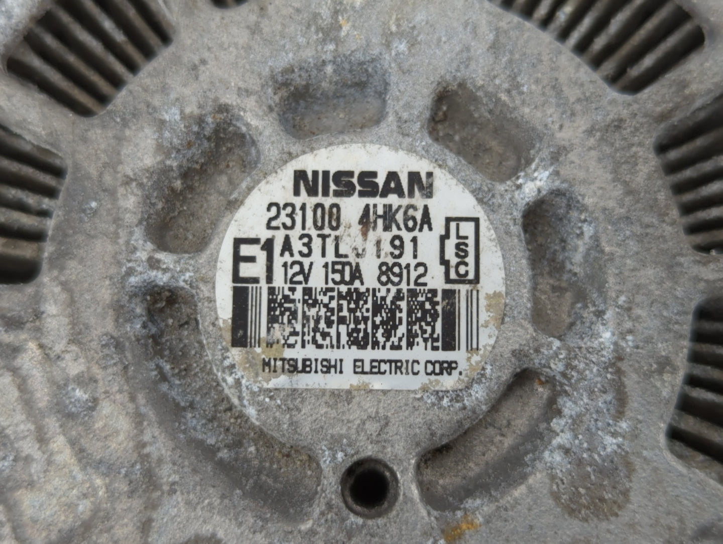 2016-2020 Infiniti Q50 Alternator Replacement Generator Charging Assembly Engine OEM P/N:23100 4HK6A Fits OEM Used Auto Part